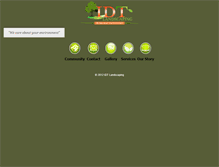 Tablet Screenshot of idtlandscaping.com